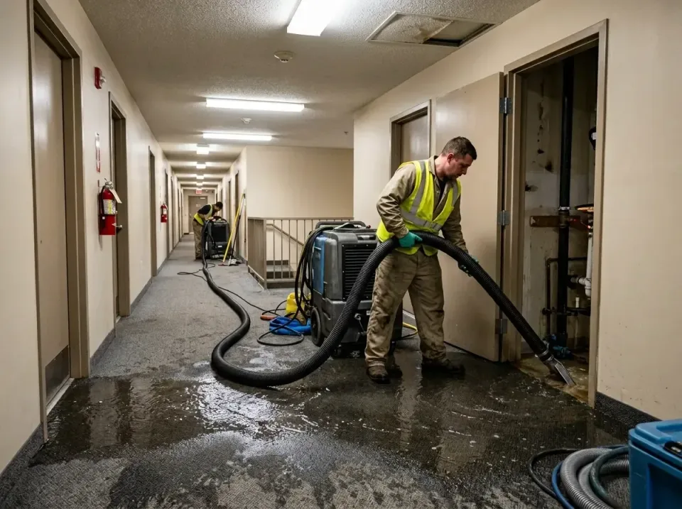 multi-unit-apartment-hallway-f-005 — frequently asked questions, Emergency Burst Pipe Water Extraction & Removal in Little S…